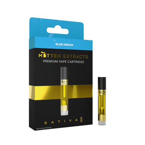 Mitten Extracts Blue Dream Vape Cart 1g