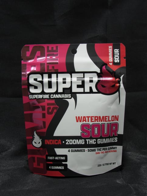 Sour Watermelon 200mg Gummies | Superfire