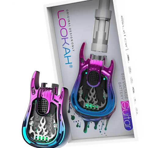 Lookah Guitar | Rainbow | 510 Battery