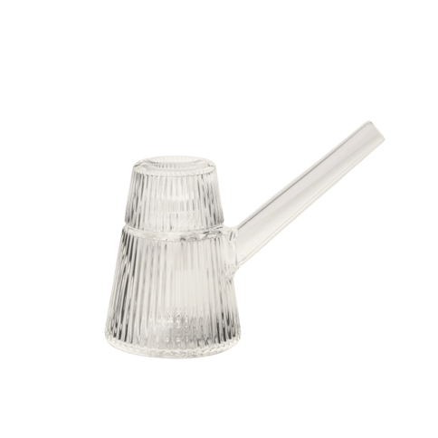 Deco Bubbler Water Pipe | Clear