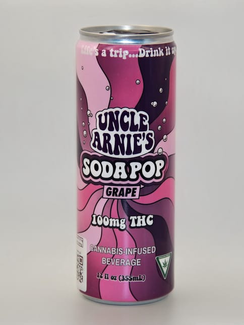 Uncle Arnie's | Beverage | Grape 100mg