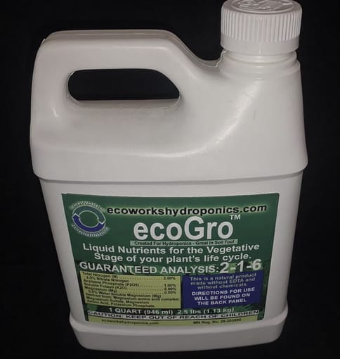 Eco Works Hydroponics (Steps 1-4) - EcoGro (Quart)