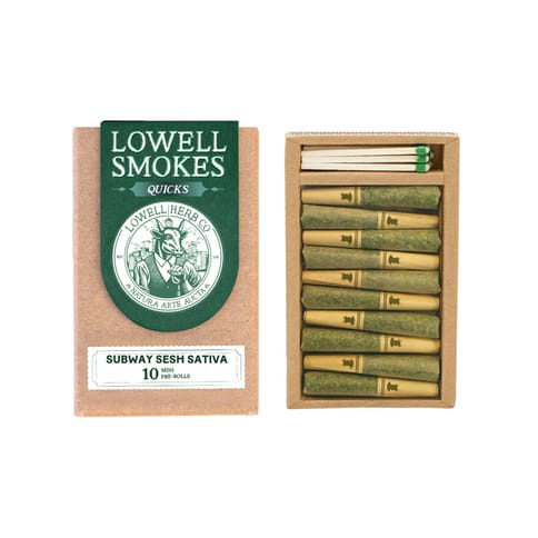 Lowell Herb Co - Prerolls 10 .35g - Subway Sesh