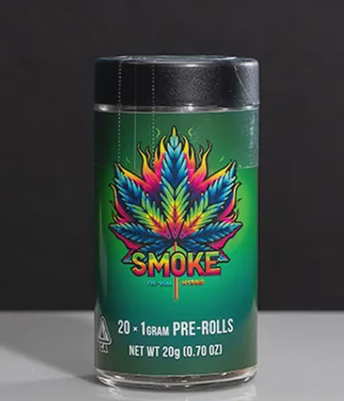 SMOKE - SUNGROWN PREROLL MULTIPACK - PEACH GELATO - 20G