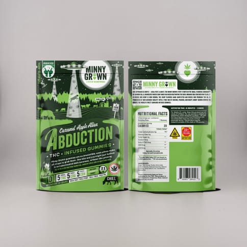 Alien Abduction | Caramel Apple | Anytime | THC + CBN + CBD Gummies | Hybrid