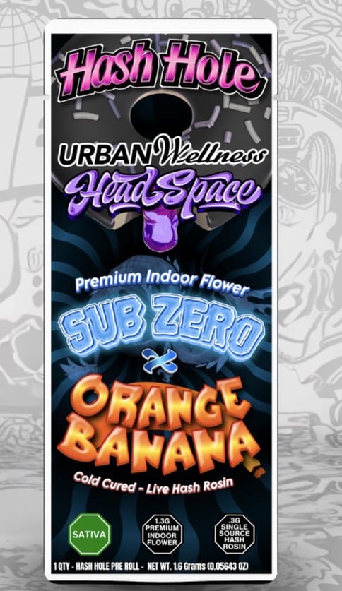 Hash Hole (Urban Wellness) - Sub Zero x Orange Banana