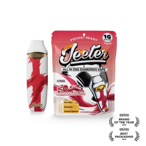 JEETER - LIQUID DIAMONDS ALL IN ONE - ENGLAND LONDON POUND - 1G