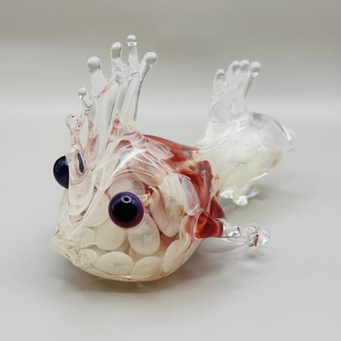 Fully Worked Sculpted Fish Pipe
