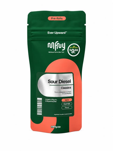 MFNY | Sour Diesel x Sour Diesel | Live Resin Infused Pre-Roll | .75g