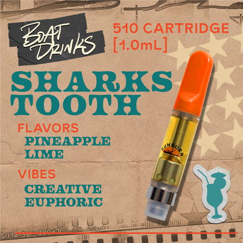 Shark's Tooth - 1g Distillate Vape Carts