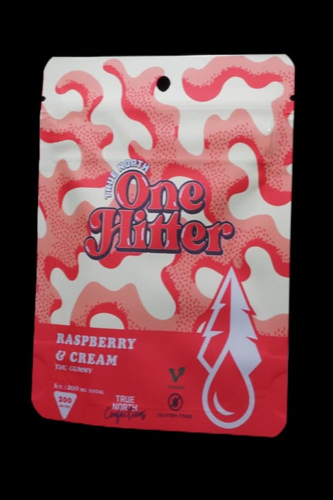200mg Raspberry & Cream One Hitter THC Vegan Gummy