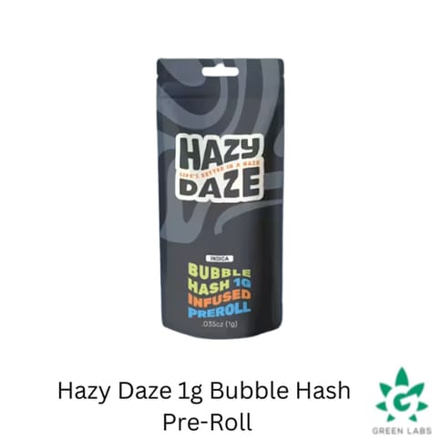(REC) Hazy Daze 1g Bubble Hash Preroll - Pakistan Chitral Kush #4