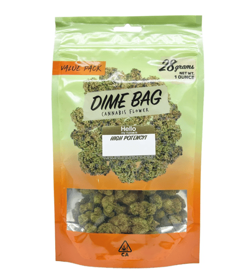 Dime Bag | French Cookies | Sativa | 28g | Bag
