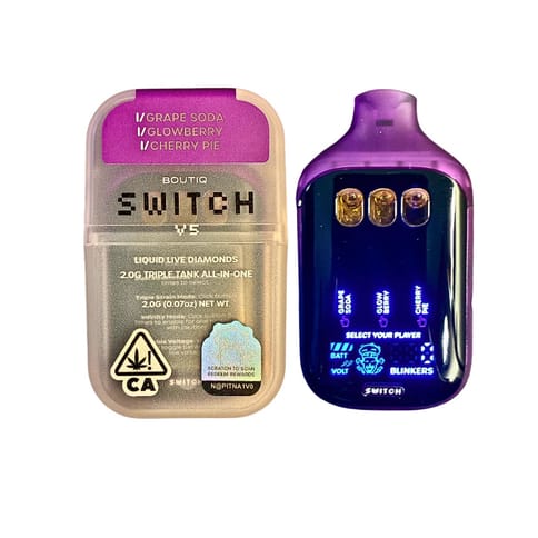Grape Soda x Glowberry x Cherry Pie - Ind-Ind-Ind - 2g - AIO Vape