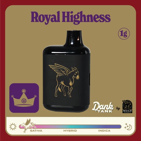 Mule Live Resin Dank Tank | Royal Highness Sativa 1g