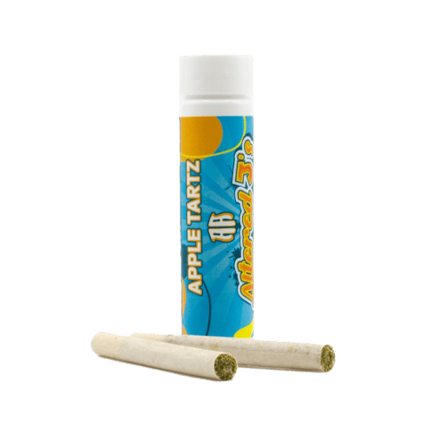 DIAMONDS + LIVE RESIN INFUSED PRE-ROLLS | APPLE TARTZ | HYBRID | 0.75 GRAMS | X2