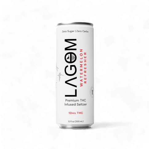 Lagom Watermelon Refresher THC Seltzer 10 MG