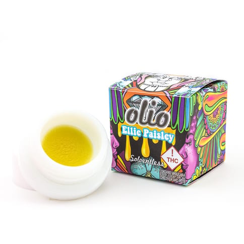 Olio Mixed Micron Live Rosin | Peach Pie 1g Rec