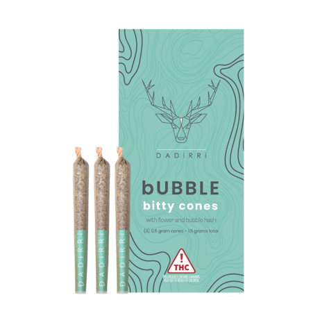3-Pack Infused Joints | Solventless Caviar Cones | Dadirri - | (H) Apple Fritter