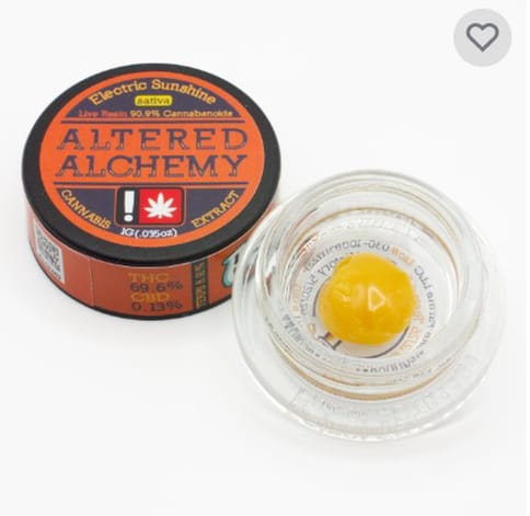 Altered Alchemy | Electric Sunshine | 1G | Live Resin | Extract