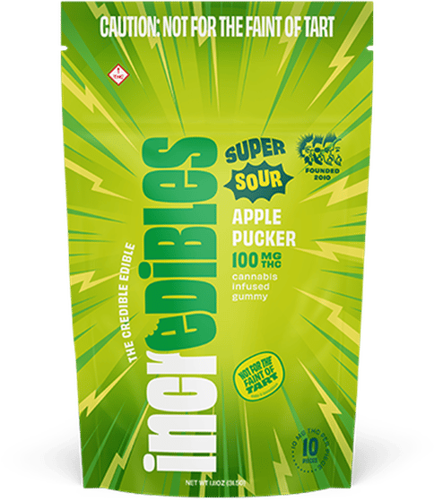 Incredibles | Gummies | - Super Sour Apple Pucker | 10mg x 10
