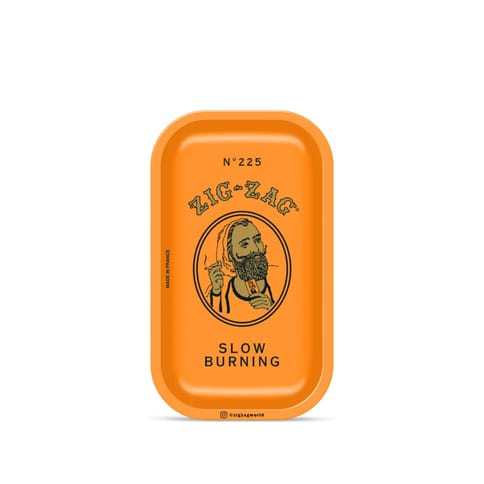 Zig Zag - Small Orange Rolling Tray