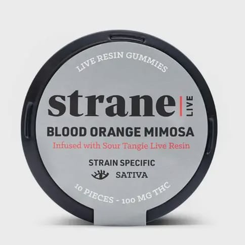 Strane | Infused Gummies | - Blood Orange Mimosa | 10mg x 10