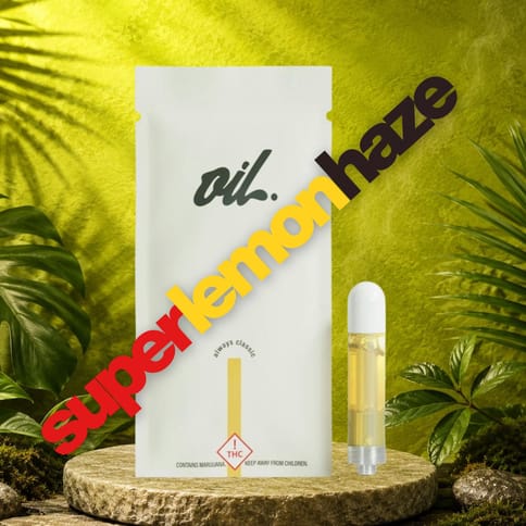 Super Lemon Haze 1g Distillate Vape Cartridge by Oil by Craft | Golden Rookie