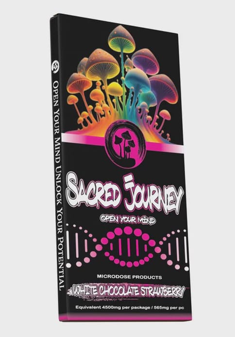Sacred Journey Bars - White Chocolate Strawberry