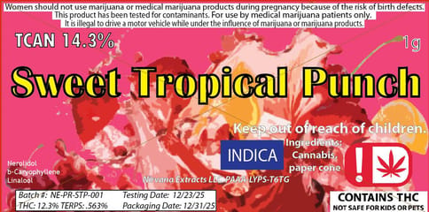 Nirvana | Pre-Roll Pack | 7G - Sweet Tropical Punch