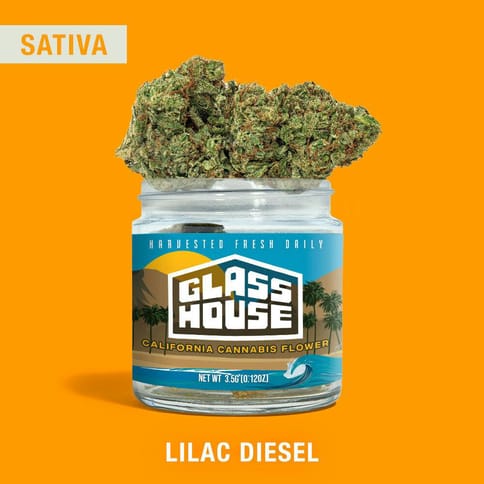 GLASS HOUSE FARMS - MIXED LIGHT FLOWER - LILAC DIESEL - 3.5G