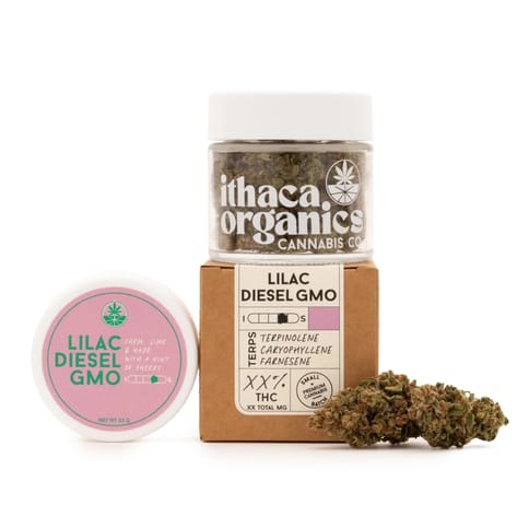 Lilac Diesel GMO - 3.5g - Flower - Greenhouse