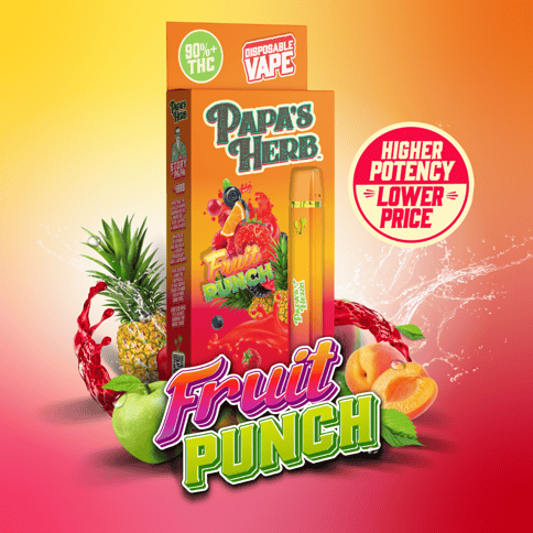PAPAS HERB - THC ALL IN ONE - FRUIT PUNCH - 1G