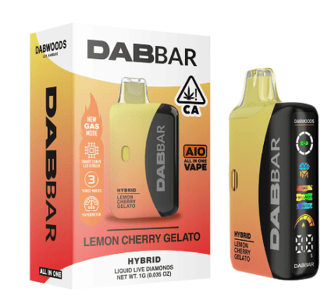 Dabwoods | Lemon Cherry Gelato | Liquid Diamonds | All In One | Hybrid | 1g