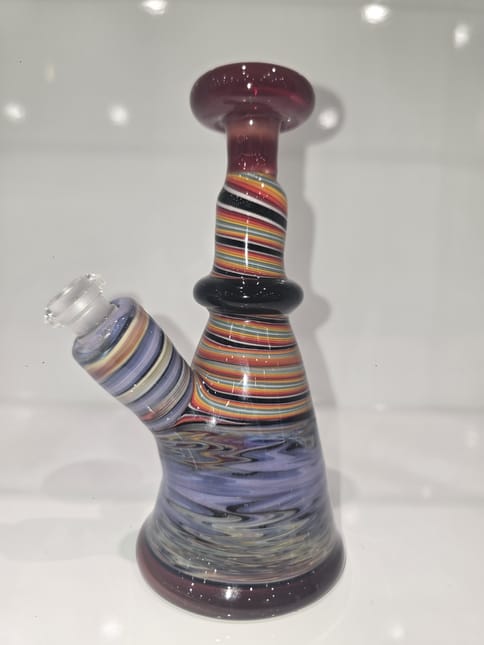 Chandler Lightfoot- Red/Purple Linework Wig Wag Tube