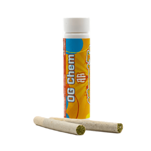 DIAMONDS + LIVE RESIN INFUSED PRE-ROLLS | OG CHEM | SATIVA | 0.75 GRAMS | X2