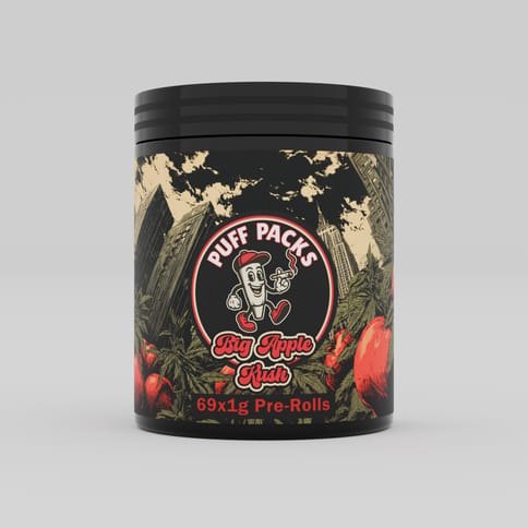 Big Apple Kush | Puff Packs | (69) 1g Pre Rolls | Vandalia Organics