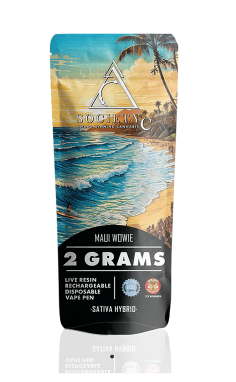 Society C Live Resin Disposable Maui Wowie 2g