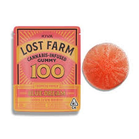 Lost Farms One piece Live Resin Gummies Tropical Punch Blue Dream