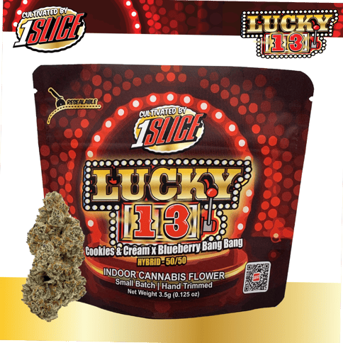1Slice - Lucky 13 - Hybrid Flower - 3.5g
