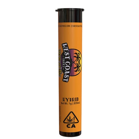West Coast Treez | GG4 | Preroll | Hybrid | 1g