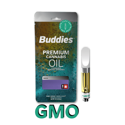 PREMIUM CANNABIS OIL + TERPENES CARTRIDGE | GMO | INDICA | 1 GRAM | 510 THREAD