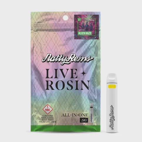 Natty Rems | 500mg Rosin WT All-In-One | Blueberry Banana Punch | H |