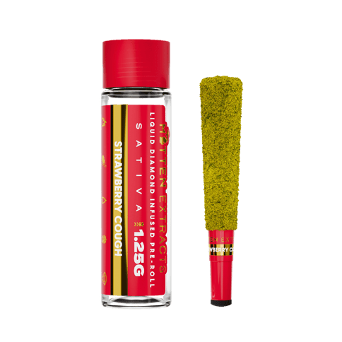 Mitten Extracts 1.25G Infused Singles - Mitten Extracts | Pre-Roll | Infused | Single | 1.25g | Strawberry Cough | Sativa