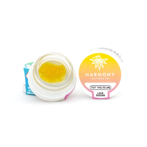 Rio Negro 1g Live Sugar by Harmony Extracts | Golden Rookie