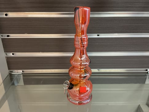 Orange & Black Genie Bong
