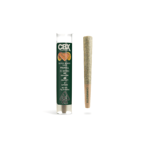 CANNABIOTIX - INDOOR PREROLL - SUPER MANGO HAZE - 0.75G