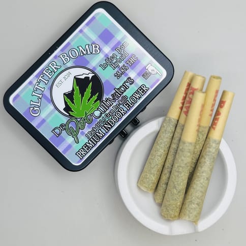 Glitter Bomb 5 Pack .5g Pre-Rolls