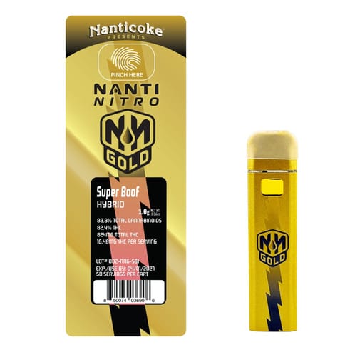 Nanti Nitro Gold - 1g Aio Vape - Super Boof