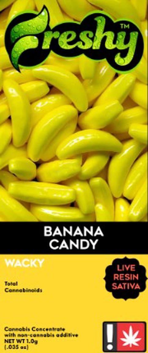 Freshy | Banana Candy | 1g | Flavored Live Resin | Cartridge